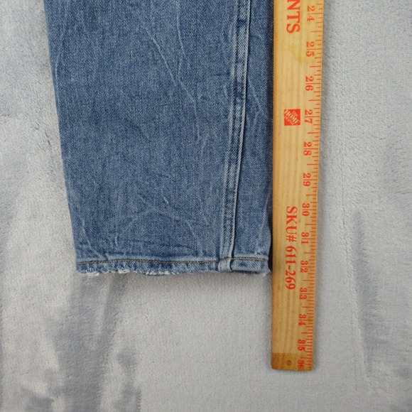 Abercrombie & Fitch The 90s Straight Ultra High Rise Jeans Blue Size 26/2L - Picture 6 of 12